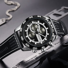Load image into Gallery viewer, Luxury Men Fashion Watches Quartz Wrist Watches Military Casual Leather Strap Waterproof Elegant Watch
