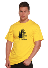 Load image into Gallery viewer, And Into The Forest I Go Men's Bamboo Viscose/Organic Cotton Short Sleeve Graphic T-Shirt
