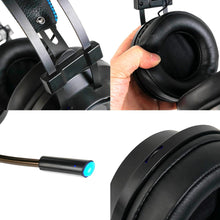 Load image into Gallery viewer, Gaming Headset Headphones with Microphone for PC Computer for Game One Professional Gamer Earphone Surround Sound RGB Light
