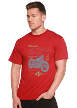 Load image into Gallery viewer, Two Wheels Forever Men's Bamboo Viscose/Organic Cotton Short Sleeve Graphic T-Shirt
