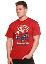 Load image into Gallery viewer, Air Show Men's Bamboo Viscose/Organic Cotton Short Sleeve Graphic T-Shirt
