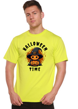 将图片加载到图库查看器，Halloween Time Unisex Bamboo Viscose/Organic Cotton Short Sleeve Graphic T-Shirt
