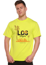 Load image into Gallery viewer, Los Angeles Unisex Bamboo Viscose/Organic Cotton Short Sleeve Graphic T-Shirt
