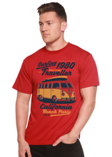Load image into Gallery viewer, Surfing 1980 Spun Bamboo® Men's Bamboo Viscose/Organic Cotton Short Sleeve Graphic T-Shirt
