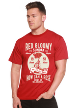 Load image into Gallery viewer, Red Gloomy Spun Bamboo® Men's Bamboo Viscose/Organic Cotton Short Sleeve Graphic T-Shirt
