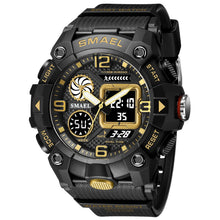 Load image into Gallery viewer, Sport Watch For Men WIth  Dual Time Waterproof 50M Miliatry Watches Chronograph Alarm Army Wristwatch
