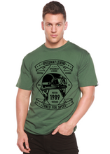 将图片加载到图库查看器，Speedway Legend Spun Bamboo® Men's Bamboo Viscose/Organic Cotton Short Sleeve Graphic T-Shirt
