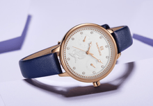 Load image into Gallery viewer, Stylish Womens Elegant With Double Zircon And Two Chronometer Day And Date Luxury Watch
