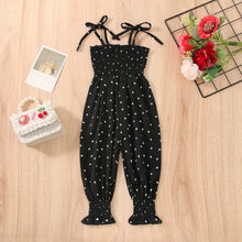 Load image into Gallery viewer, Baby Summer Clothes Sleeveless Strap Pants Solid Overalls Cotton Outfits Jumpsuits/ Romper for Girls
