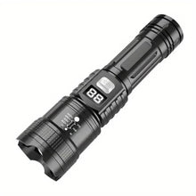 将图片加载到图库查看器，Ultra-Bright Tactical LED Flashlight – 3 Modes, USB Rechargeable, 600 Lumen, Outdoor, Hiking &amp; Camping
