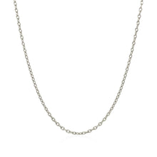 将图片加载到图库查看器，14k White Gold Round Cable Link Chain 1.5mm
