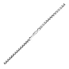 将图片加载到图库查看器，5.2mm Sterling Silver Rhodium Plated Round Box Chain
