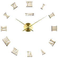 将图片加载到图库查看器，3D Big Acrylic Mirror Wall Clock Quartz Watch Still Life Clocks Frameless Wall Clock 3D Surface Mirror Wall Clock Modern Design Large Mute Wall Watches Stickers for Living Room Bedroom Home Decorations Modern Home Decoration Living Room Stickers
