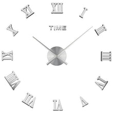 将图片加载到图库查看器，3D Big Acrylic Mirror Wall Clock Quartz Watch Still Life Clocks Frameless Wall Clock 3D Surface Mirror Wall Clock Modern Design Large Mute Wall Watches Stickers for Living Room Bedroom Home Decorations Modern Home Decoration Living Room Stickers
