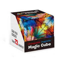 将图片加载到图库查看器，3D Changeable Magnetic Magic Puzzle Cube
