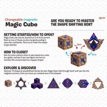 将图片加载到图库查看器，3D Changeable Magnetic Magic Puzzle Cube
