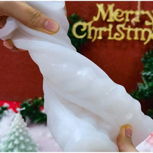 将图片加载到图库查看器，3D Christmas Candle Silicone Mold Santa Claus Christmas Tree 3D Silicone Candle Resin Mold DIY Aromatherapy Wax Candle Soap Concrete Clay Craft Cake Home Party Decor Creative DIY Scented Aromatherapy Candle Making Mold Decor

