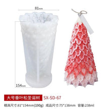将图片加载到图库查看器，3D Christmas Candle Silicone Mold Santa Claus Christmas Tree 3D Silicone Candle Resin Mold DIY Aromatherapy Wax Candle Soap Concrete Clay Craft Cake Home Party Decor Creative DIY Scented Aromatherapy Candle Making Mold Decor
