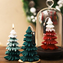 Load image into Gallery viewer, 3D Christmas Tree Candle Mold DIY Scented Candle Christmas Tree Silicone Mold Candle Soap Mold Flexible Mold For Candle Making Pine Tree Molds DIY Cake Decorating Candle Silicone Mold Pine Tree Resin Soap Mold Christmas Gift Craft Home Decor
