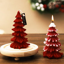 Load image into Gallery viewer, 3D Christmas Tree Candle Mold DIY Scented Candle Christmas Tree Silicone Mold Candle Soap Mold Flexible Mold For Candle Making Pine Tree Molds DIY Cake Decorating Candle Silicone Mold Pine Tree Resin Soap Mold Christmas Gift Craft Home Decor
