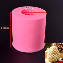 Load image into Gallery viewer, 3D Christmas Tree Candle Mold DIY Scented Candle Christmas Tree Silicone Mold Candle Soap Mold Flexible Mold For Candle Making Pine Tree Molds DIY Cake Decorating Candle Silicone Mold Pine Tree Resin Soap Mold Christmas Gift Craft Home Decor
