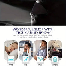 将图片加载到图库查看器，3D Contoured Cup Sleeping Mask and Blindfold
