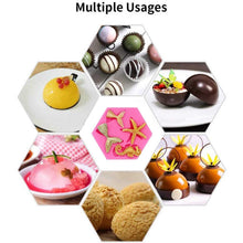 将图片加载到图库查看器，3D Cookie Decorating Sea Animal Silicone Molds Mold Cake Decoration Mold Best Mold Ocean Theme Silicone Mold Seaweed Sea Fish Shape Silicone Cake Baking Molds Chocolate Candy Baking Tool For Wedding Birthday Party Cake Decoration Cupcake Topper
