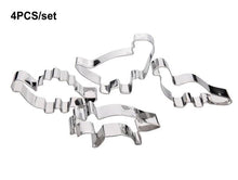 Load image into Gallery viewer, 3D Dinosaur Cookie Cutters Mold Dinosaur Biscuit Cartoon Mould Sugarcraft Dessert Baking Silicone Mold For Sop Cake Decor Tool Dinosaur Fossil Cookie Making Molds Stamps For Kitchen
