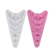 Load image into Gallery viewer, 3D Flower Silicone Mold Sugar Paste Fondant Cake Decor Tool Chocolate Cake Candy Fence Shaped Mold Baking Cake Moulds Mini Sizes Roses Flower Fondant Candy Silicone Mold

