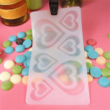 将图片加载到图库查看器，3D Heart Shape Chocolate Silicone Mold Cookie Wedding Cake Toppers Tools Heart Shaped Silicone Mold Resin Soft Candy Chocolate Jelly Gummy Ice Beautiful Valentines Heart Shaped Mold
