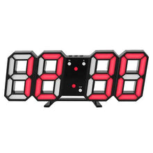 将图片加载到图库查看器，3D LED Digital Wall Clock
