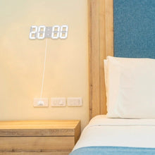 将图片加载到图库查看器，3D LED Digital Wall Clock

