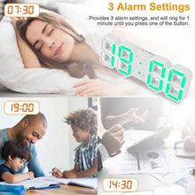 将图片加载到图库查看器，3D LED Digital Wall Clock
