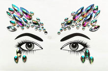 Load image into Gallery viewer, 3D Makeup Tattoo Face Gems Glitter Face Jewels Crystal Stickers Face Glitter for Festival Carnival Party
