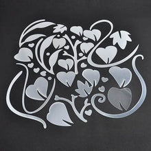 将图片加载到图库查看器，3D Mirror Flower Removable Wall Sticker
