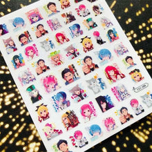 将图片加载到图库查看器，3D Nail Art Stickers Decal Template Nail Tool Decorations Nail Slider  Metallic Nail Art Stickers Set Love Metal Nail Studs Decals for Women Nail Decorations Accessories Metal Curve Stripe Lines Design Letter Nail Sticker Decoration
