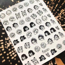 将图片加载到图库查看器，3D Nail Art Stickers Decal Template Nail Tool Decorations Nail Slider  Metallic Nail Art Stickers Set Love Metal Nail Studs Decals for Women Nail Decorations Accessories Metal Curve Stripe Lines Design Letter Nail Sticker Decoration
