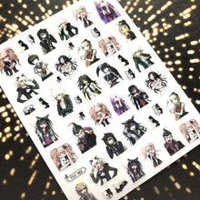 将图片加载到图库查看器，3D Nail Art Stickers Decal Template Nail Tool Decorations Nail Slider  Metallic Nail Art Stickers Set Love Metal Nail Studs Decals for Women Nail Decorations Accessories Metal Curve Stripe Lines Design Letter Nail Sticker Decoration

