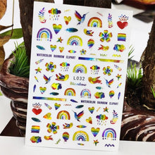 将图片加载到图库查看器，3D Nail Sticker Waterproof Shining Decals Stickers for Nails Cute Beautiful Love Heart Nail Art Decoration Aurora Silver Design Nail Art Stickers Decals Nail Art Supplies Valentines Day 3D Self-Adhesive Nail Decorations Manicuring Nail Art Manicure
