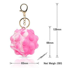 Load image into Gallery viewer, 3D Pop Ball Fidget Toy Keychain Stress Reliever For Children and Adults
