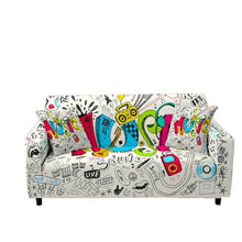 Load image into Gallery viewer, 3D Printed Butterfly Slipcovers Sofa Cover for Living Room Sectional Couch Cover 2/3 Seater funda de sofá L Shape Sofa Need 2pcs Printed Sofa Cover - Animal Butterfly Anti-Slip Universal Stretch Sofa Protector Cover For Living Room Corner Sofa
