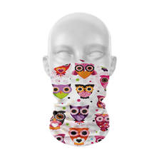 Load image into Gallery viewer, 3D Printed Mini Pattern Headscarf Fashion Women Summer Neck Gaiter Cute Cartoon Animal Tubular Hijab Scarf Face Seamless Bandana  Printed Oil Painting Art Neck Scarf Women Soft Face Bandana Sunflower Night Hijab Scarf Face Mask
