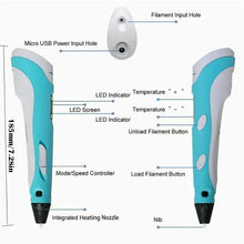 Load image into Gallery viewer, 3D Printing Pen With Display - Includes 3D Pen
