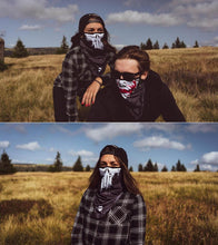 将图片加载到图库查看器，3D Punisher Army Headband Sport Half Mask Face Cover Hunting Camping Bufandas Balaclava Bicycle Outdoor Balaclava Bandana UV Biker Cover Scarf Seamless Magic Headband Camouflage Neck Gaiter Face Cover Headwear Scarf Unisex Men Women Bandanas
