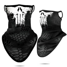 将图片加载到图库查看器，3D Punisher Army Headband Sport Half Mask Face Cover Hunting Camping Bufandas Balaclava Bicycle Outdoor Balaclava Bandana UV Biker Cover Scarf Seamless Magic Headband Camouflage Neck Gaiter Face Cover Headwear Scarf Unisex Men Women Bandanas
