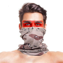 将图片加载到图库查看器，3D Scarf Uniesx Men Women Bandanas Polyester Breathable Windproof Anti UV Neck Cover Camping Hiking Climbing Face Mask Headband Windproof Head Scarves Neck Warmer Cycling Camping Hiking Men Women Fashion Magic Scarves Turban Outdoor Headband Bandanas
