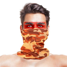 将图片加载到图库查看器，3D Scarf Uniesx Men Women Bandanas Polyester Breathable Windproof Anti UV Neck Cover Camping Hiking Climbing Face Mask Headband Windproof Head Scarves Neck Warmer Cycling Camping Hiking Men Women Fashion Magic Scarves Turban Outdoor Headband Bandanas
