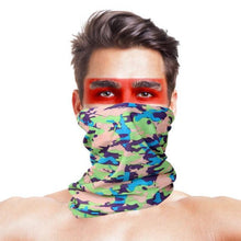 将图片加载到图库查看器，3D Scarf Uniesx Men Women Bandanas Polyester Breathable Windproof Anti UV Neck Cover Camping Hiking Climbing Face Mask Headband Windproof Head Scarves Neck Warmer Cycling Camping Hiking Men Women Fashion Magic Scarves Turban Outdoor Headband Bandanas
