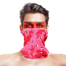 将图片加载到图库查看器，3D Scarf Uniesx Men Women Bandanas Polyester Breathable Windproof Anti UV Neck Cover Camping Hiking Climbing Face Mask Headband Windproof Head Scarves Neck Warmer Cycling Camping Hiking Men Women Fashion Magic Scarves Turban Outdoor Headband Bandanas
