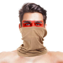 将图片加载到图库查看器，3D Scarf Uniesx Men Women Bandanas Polyester Breathable Windproof Anti UV Neck Cover Camping Hiking Climbing Face Mask Headband Windproof Head Scarves Neck Warmer Cycling Camping Hiking Men Women Fashion Magic Scarves Turban Outdoor Headband Bandanas
